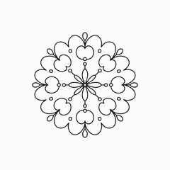 Circular Mandala Pattern Design
