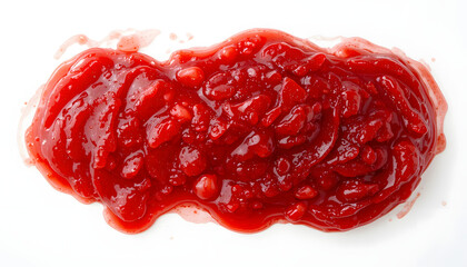 Obraz premium red strawberry isolated on white