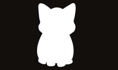 Cat emoji icon vector image.