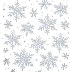 seamless pattern with snowflakes