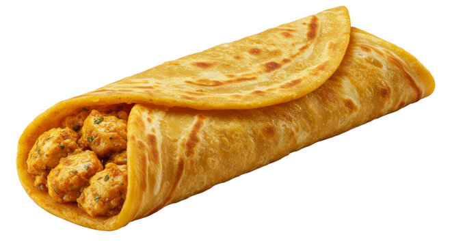 Savory chicken roll tantalizing texture