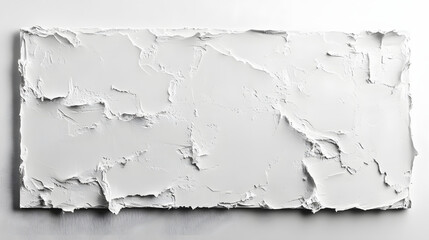 Textured white background displaying cracked surface studio environment abstract art horizontal view