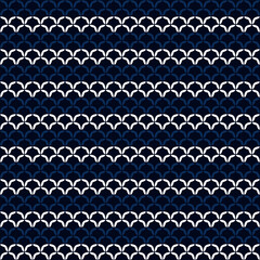 Abstract line shapes pattern ornamental geometric motif basic continuous background. Traditional Japanese stylish geometrical texture. Modern fashion fabric design textile swatch all over print block.