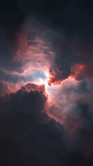 Fototapeta premium Surreal Cosmic Dreams: Abstract Space Energy and Galaxy Formations in Dark Environments