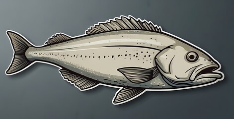 fish isolated on white background