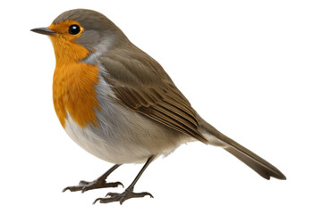 robin isolated on white background