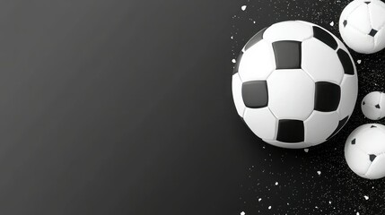Soccer ball background