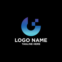 logo technology moderen simple beleghant