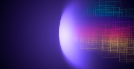 Vibrant Abstract Background With Colorful Geometric Designs and Soft Gradients