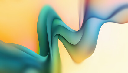 Colorful Abstract Background With Flowing Shapes and Soft Gradients