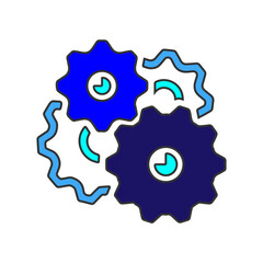 Obraz premium Factory prodution icon
