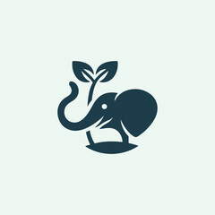 Elephant plant logo