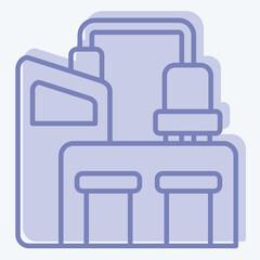 Icon Bussiness. related to Industry symbol. two tone style. design editable