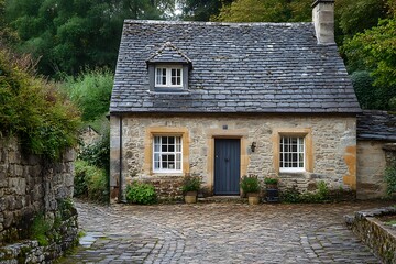 english village house