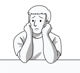 Stressed Person Frustrated and Overwhelmed Emotionally and Mentally