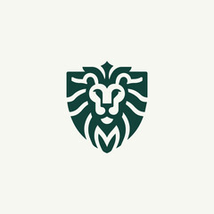 Obraz premium Lion heraldry logo