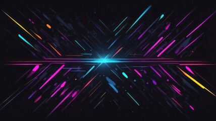 Fototapeta premium abstract colorful neon light background