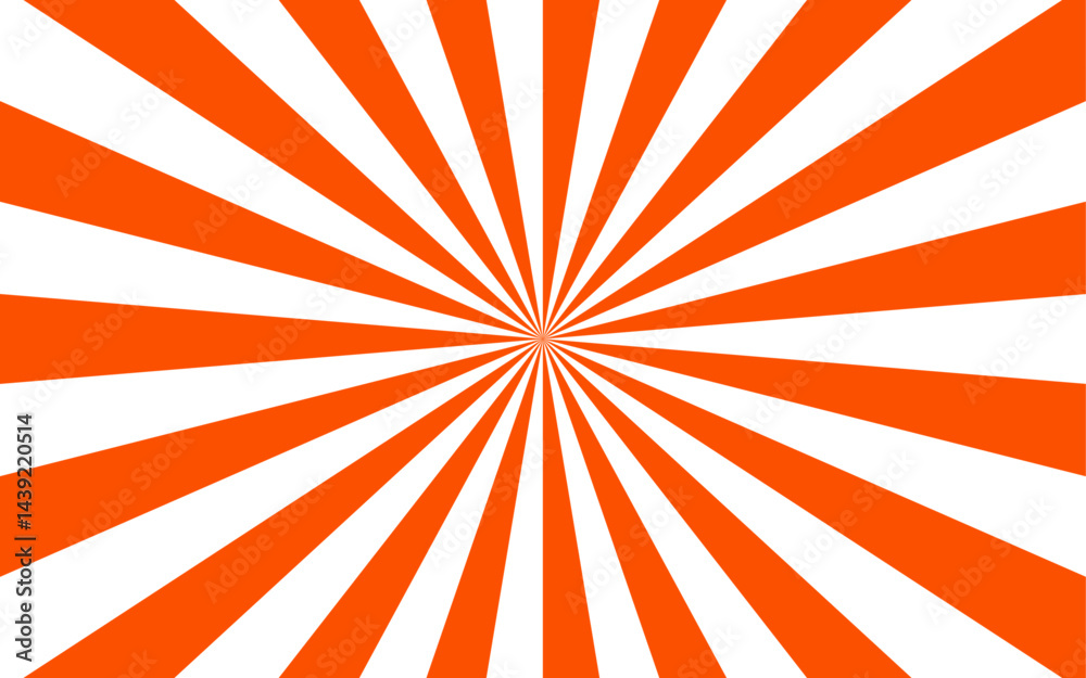 Poster abstract radial rays with retro sunburst with comic design element. radial hypnotic spirals with vin