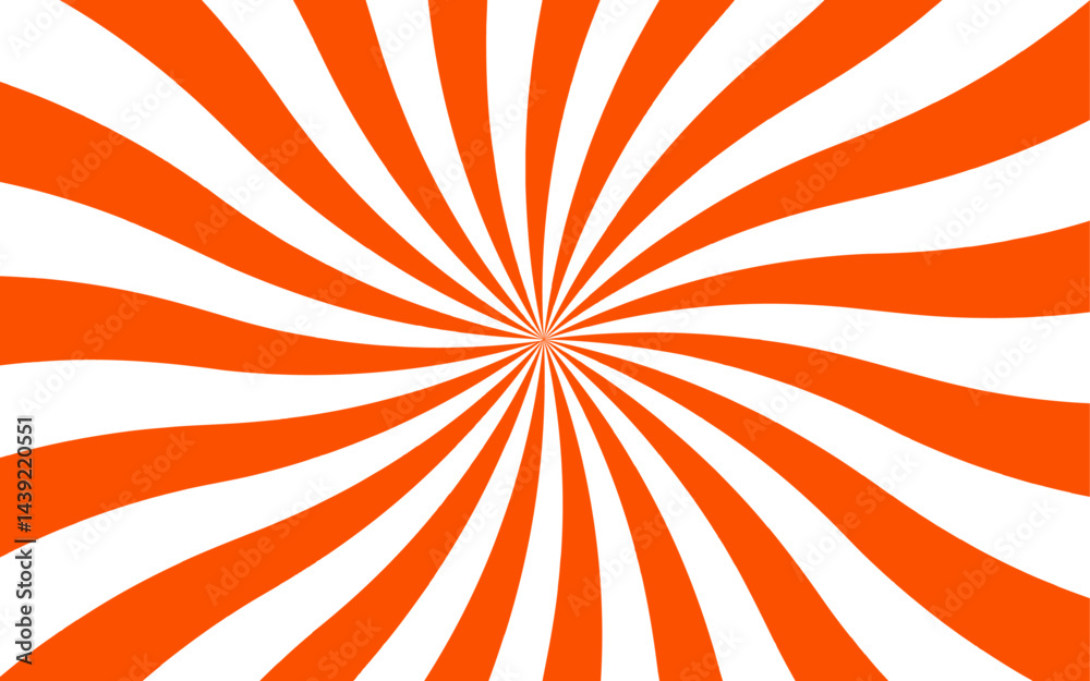 Poster abstract radial rays with retro sunburst with comic design element. radial hypnotic spirals with vin