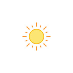 colored sun icon