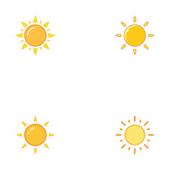 colored sun icon