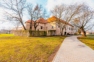 Fototapeta premium Szerencsi Rakoczi-var or Szerencs Castle near tokaj region in Hungary