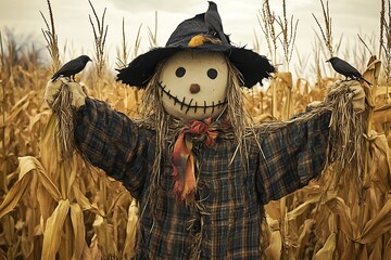 scarecrow in the field