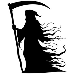 Scytheman Sketch Drawing.