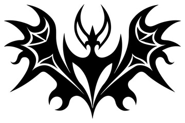 Black floral vector design element set with ornate swirls and leaf silhouettes