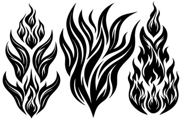 Tribal tattoo design with wings is a vector illustration of black ornate bird silhouette for tattoo art
