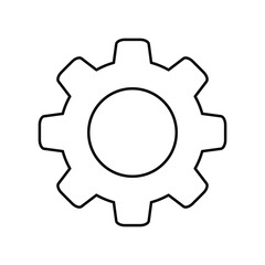 gear icon vector illustration