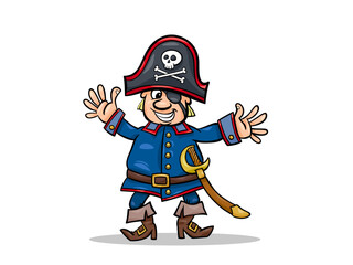 A Pirate With a Hat and an Eye Patch