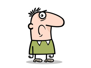 Animated Cartoon Character With Exaggerated Features Dancing Silly Dance