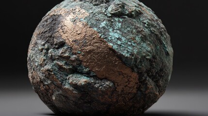 High-Resolution Rock Texture  Metallic, Earthy Tones