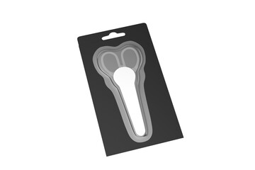 Scissors Mockup Isolated On White Background. 3d illustration