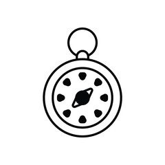 Compass  icon vector stock illustration