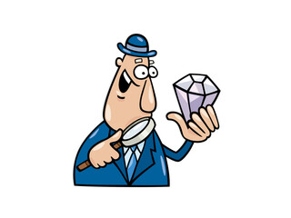 Investigating the Brilliance and Quality of a Beautiful Diamond Stone