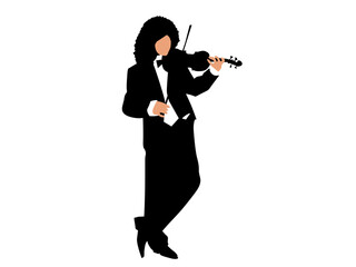 Dramatic Isolated Figure in a Black Suit Dancing in Dark