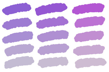 もこもこざらつき青紫系グラデ素材カラーセット © Makidas