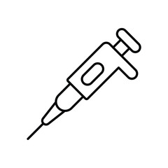 Fototapeta premium Pipette icon vector stock illustration