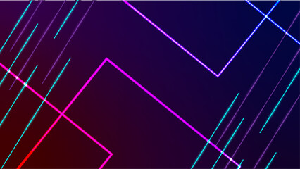 Abstract geometric business card template