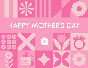 Happy Mothers Day Floral Greeting