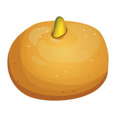 Peda Indian Sweets or Mithai Food. Vector illustration