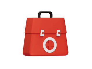 medical box icon 3d illustration render