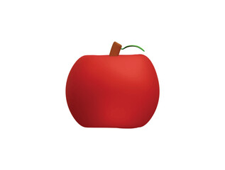 apple icon 3d illustration render