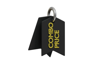 price tag icon 3d illustration render