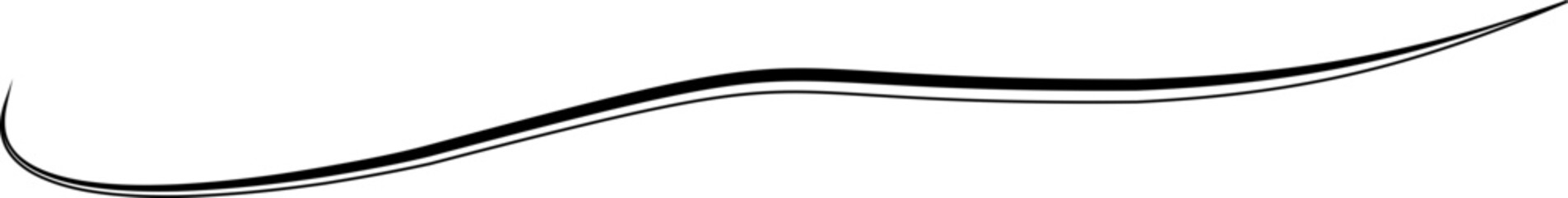 Hand Drawn Brush Line