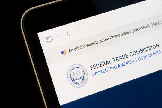 Portland, OR, USA - Apr 21, 2025: The seal of the Federal Trade Commission (FTC), an independent federal agency that enforces federal competition and consumer protection laws, is seen on its website.