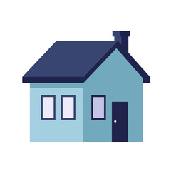 Charming Family House with Lush Garden and Bright Sunny Surroundings.A picturesque cozy house with a lush garden, situated against a clear, sunny sky, promoting tranquility and homeliness.