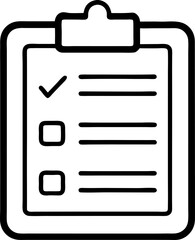 Checklist and Tick Icon Vector Design.